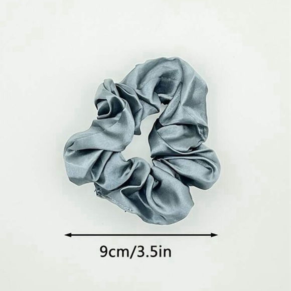 12pcs Shiny Satin Hair Scrunchies Black Friday - Picture 4 of 5